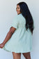 Sage Ruffle Hem Dress