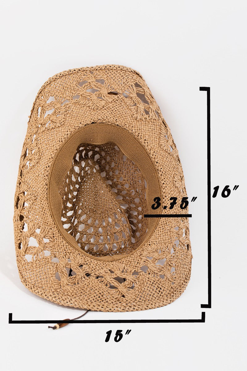 Southern Charm Weave Straw Hat